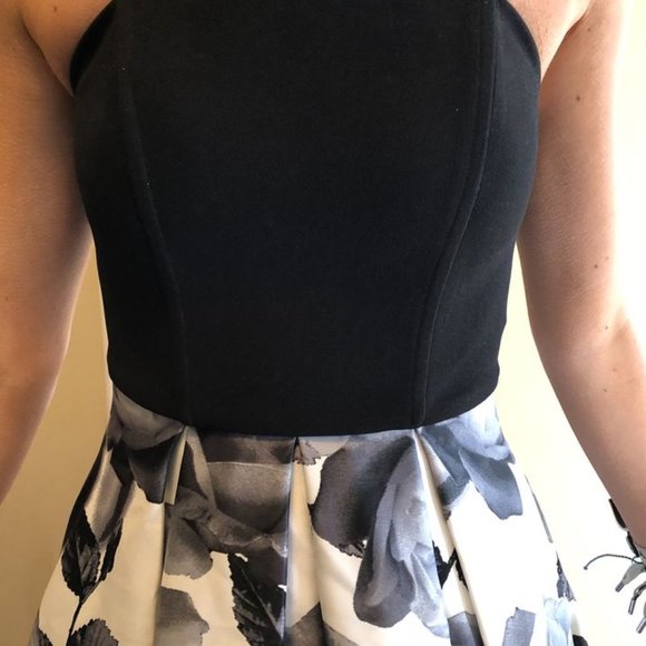 Speechless Strapless Black & White High-Low Prom/Evening Gown/Dress - Picture 5 of 9